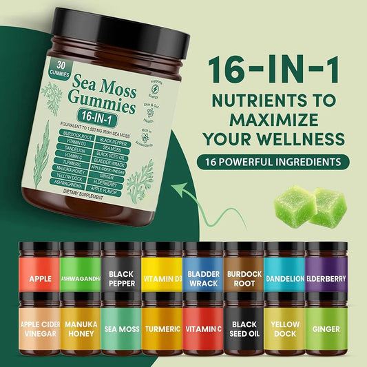 Sea Moss Gummies 16-in-1