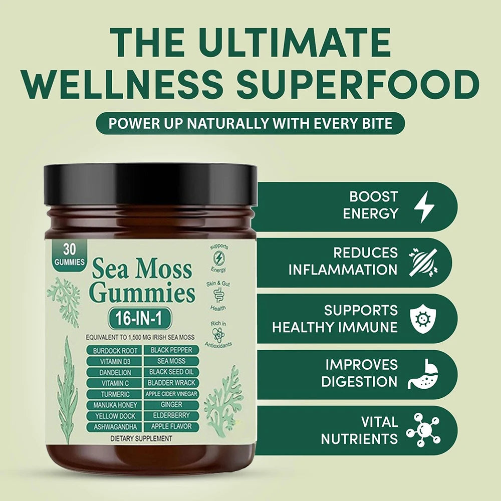 Sea Moss Gummies 16-in-1
