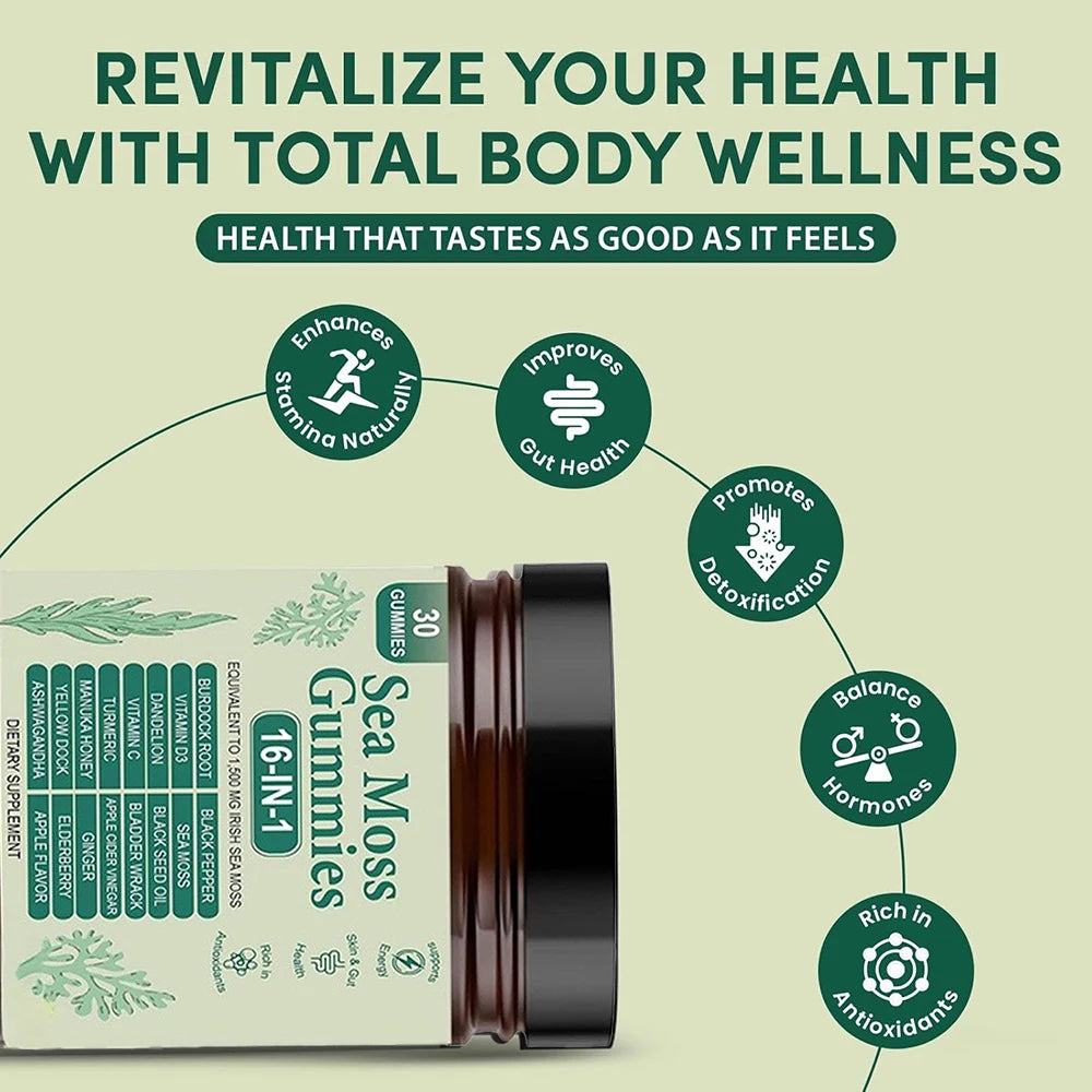 Sea Moss Gummies 16-in-1